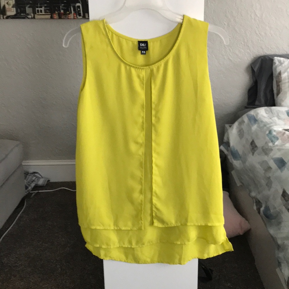 Yellow tank